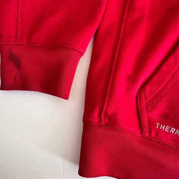 Nike Therma-FIT Full Zip Red Athletic Jacket - Size 7 - Picture 2 of 6